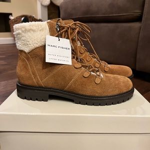 *NEW NEVER WORN* Marc Fisher Brown Suede Boots
